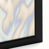 Abstract Nature-Inspired Gradient Wall Art with Beige and Blue Hues