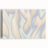 Abstract Nature-Inspired Gradient Wall Art with Beige and Blue Hues