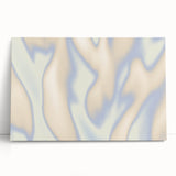 Abstract Nature-Inspired Gradient Wall Art with Beige and Blue Hues