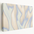 Abstract Nature-Inspired Gradient Wall Art with Beige and Blue Hues