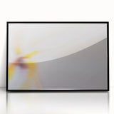 Abstract Nature-Inspired Wall Art with Soft Yellow and White Gradients