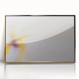 Abstract Nature-Inspired Wall Art with Soft Yellow and White Gradients