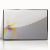 Abstract Nature-Inspired Wall Art with Soft Yellow and White Gradients