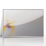 Abstract Nature-Inspired Wall Art with Soft Yellow and White Gradients