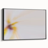 Abstract Nature-Inspired Wall Art with Soft Yellow and White Gradients