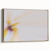 Abstract Nature-Inspired Wall Art with Soft Yellow and White Gradients