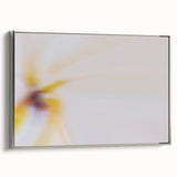 Abstract Nature-Inspired Wall Art with Soft Yellow and White Gradients