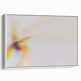 Abstract Nature-Inspired Wall Art with Soft Yellow and White Gradients