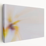 Abstract Nature-Inspired Wall Art with Soft Yellow and White Gradients