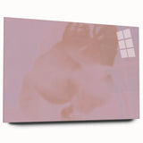 Nature-Inspired Abstract Floral Gradient Art with Soft Pink Tones