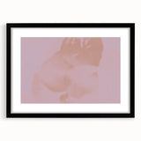 Nature-Inspired Abstract Floral Gradient Art with Soft Pink Tones