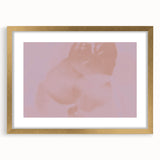 Nature-Inspired Abstract Floral Gradient Art with Soft Pink Tones