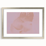 Nature-Inspired Abstract Floral Gradient Art with Soft Pink Tones