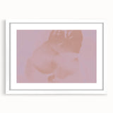 Nature-Inspired Abstract Floral Gradient Art with Soft Pink Tones