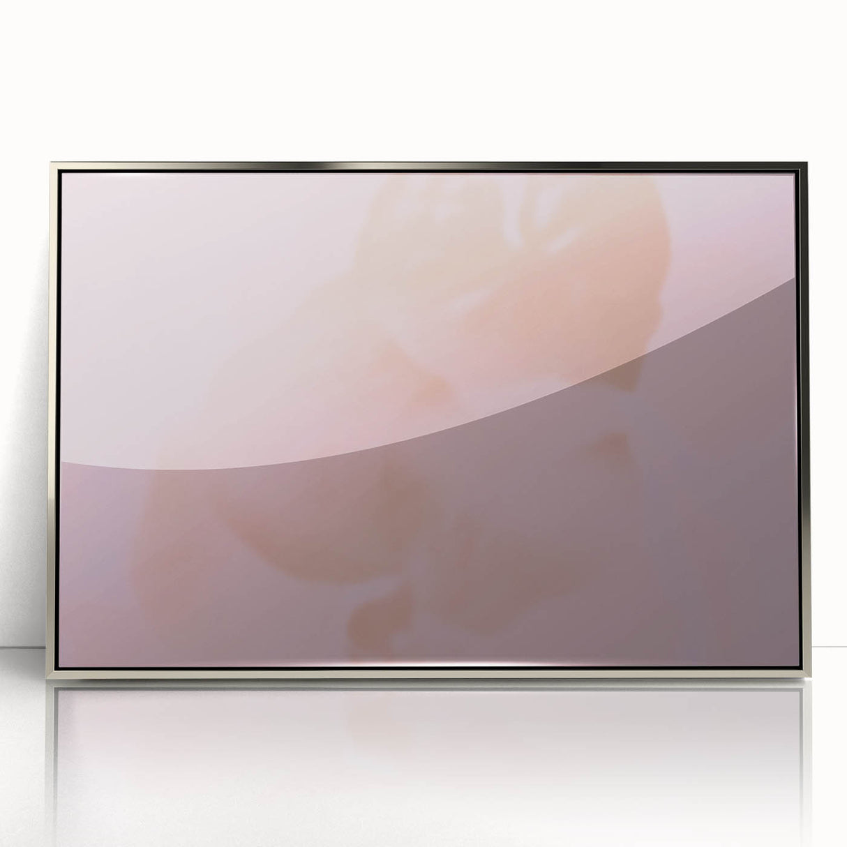 Nature-Inspired Abstract Floral Gradient Art with Soft Pink Tones