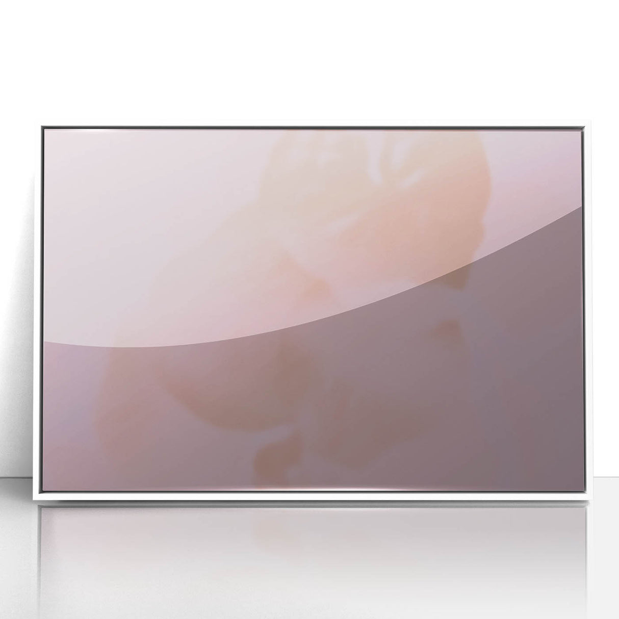 Nature-Inspired Abstract Floral Gradient Art with Soft Pink Tones