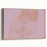 Nature-Inspired Abstract Floral Gradient Art with Soft Pink Tones