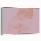 Nature-Inspired Abstract Floral Gradient Art with Soft Pink Tones