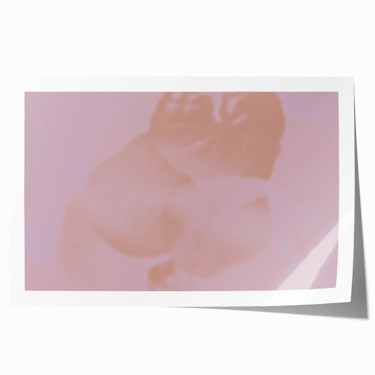 Nature-Inspired Abstract Floral Gradient Art with Soft Pink Tones