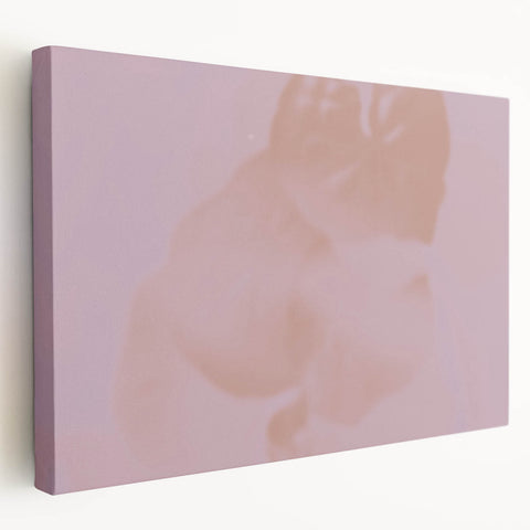 Nature-Inspired Abstract Floral Gradient Art with Soft Pink Tones