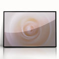 Nature-Inspired Abstract Swirl Wall Art with Soft Beige Gradients