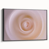 Nature-Inspired Abstract Swirl Wall Art with Soft Beige Gradients