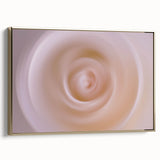 Nature-Inspired Abstract Swirl Wall Art with Soft Beige Gradients