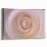 Nature-Inspired Abstract Swirl Wall Art with Soft Beige Gradients