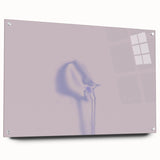 Minimalist Nature-Inspired Wall Art with Subtle Lilac and Gray Hues