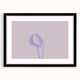 Minimalist Nature-Inspired Wall Art with Subtle Lilac and Gray Hues