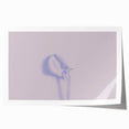 Minimalist Nature-Inspired Wall Art with Subtle Lilac and Gray Hues
