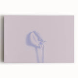Minimalist Nature-Inspired Wall Art with Subtle Lilac and Gray Hues