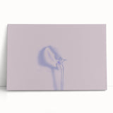 Minimalist Nature-Inspired Wall Art with Subtle Lilac and Gray Hues