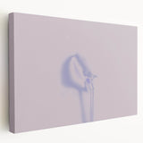 Minimalist Nature-Inspired Wall Art with Subtle Lilac and Gray Hues