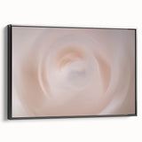 Nature-Inspired Abstract Swirl Wall Art with Soft Beige and White Hues