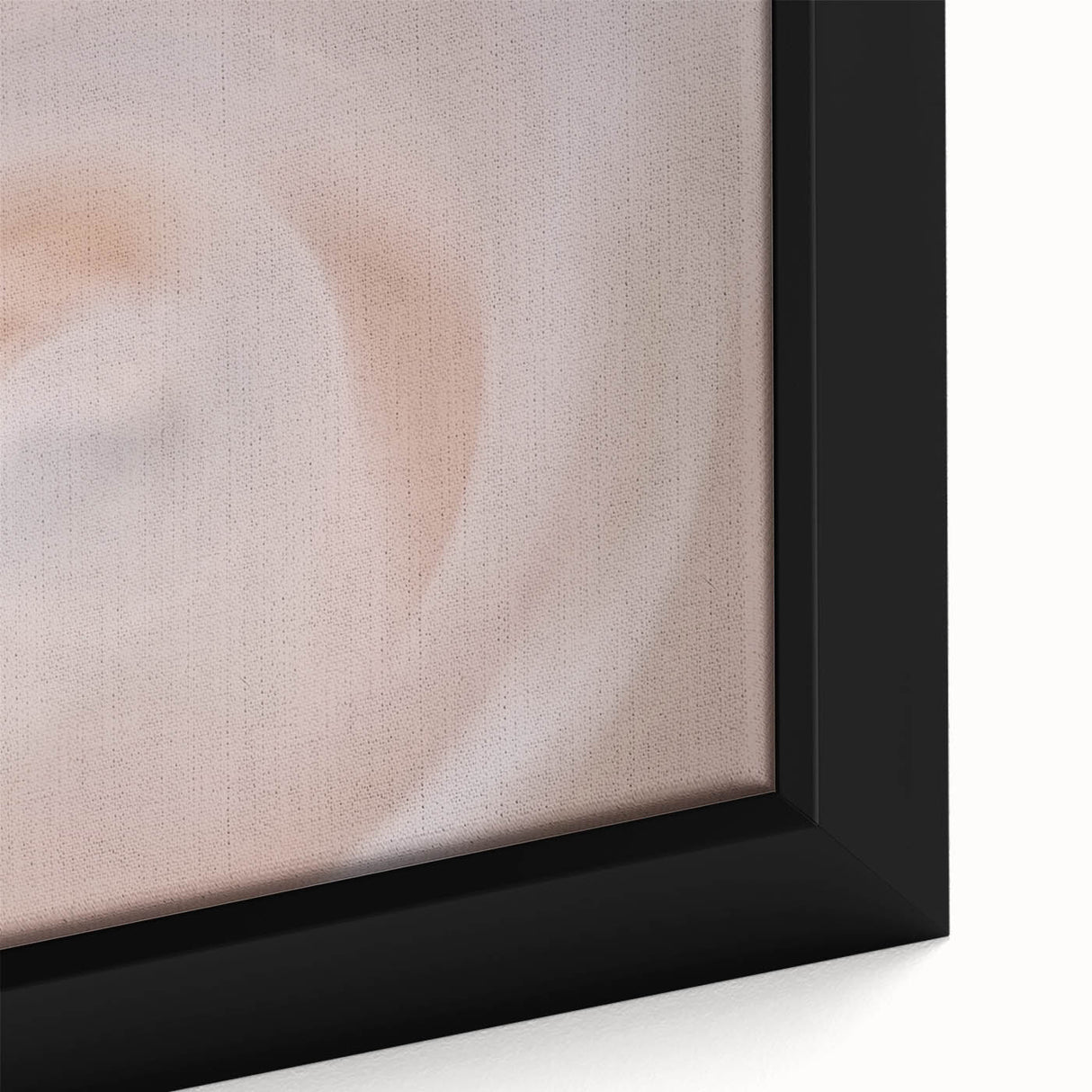 Nature-Inspired Abstract Swirl Wall Art with Soft Beige and White Hues