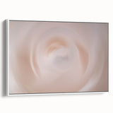 Nature-Inspired Abstract Swirl Wall Art with Soft Beige and White Hues