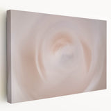 Nature-Inspired Abstract Swirl Wall Art with Soft Beige and White Hues
