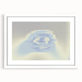 Abstract Blue Gradient Wall Art with Subtle Grainy Textured Hues