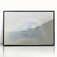 Abstract Blue Gradient Wall Art with Subtle Grainy Textured Hues
