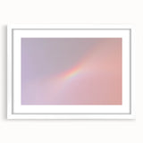 Pastel Gradient Wall Art with Subtle Rainbow Effect and Grainy Texture