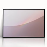 Pastel Gradient Wall Art with Subtle Rainbow Effect and Grainy Texture