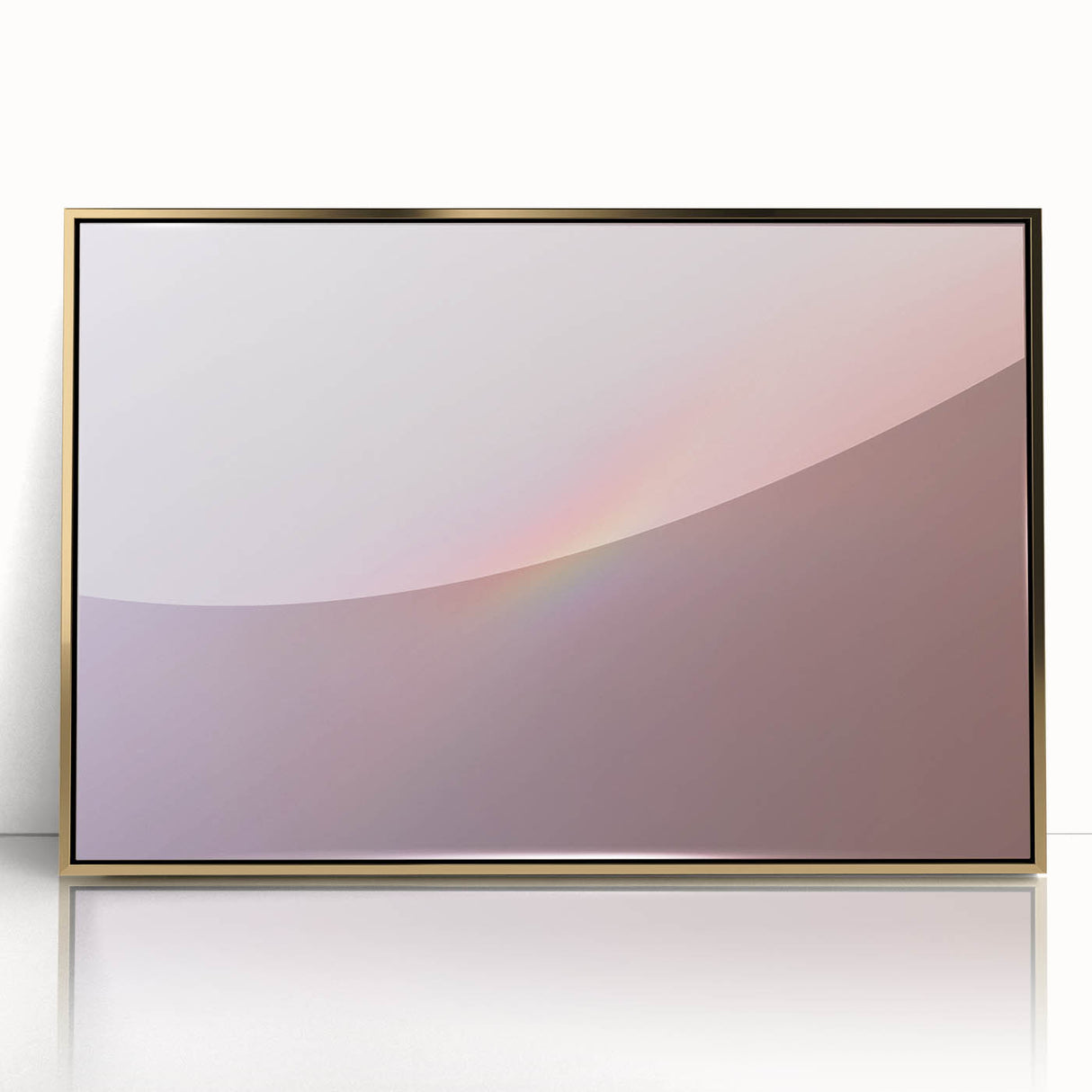 Pastel Gradient Wall Art with Subtle Rainbow Effect and Grainy Texture