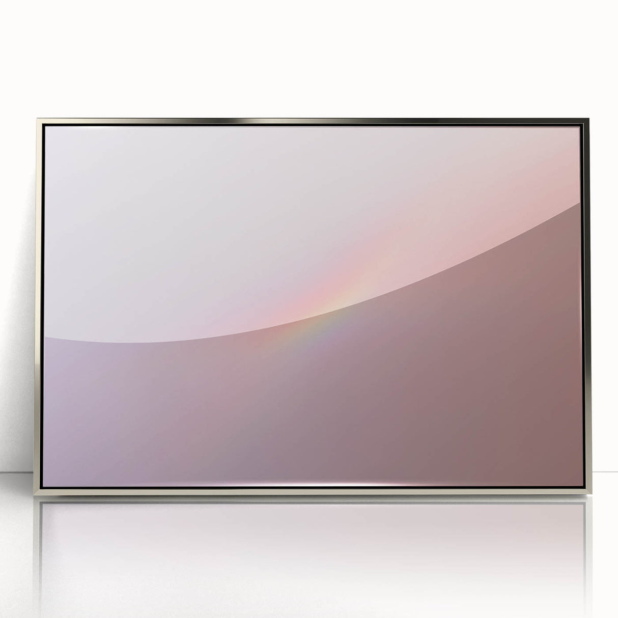 Pastel Gradient Wall Art with Subtle Rainbow Effect and Grainy Texture