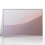 Pastel Gradient Wall Art with Subtle Rainbow Effect and Grainy Texture