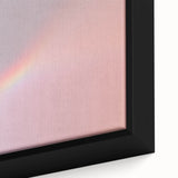 Pastel Gradient Wall Art with Subtle Rainbow Effect and Grainy Texture