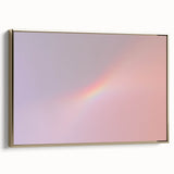 Pastel Gradient Wall Art with Subtle Rainbow Effect and Grainy Texture
