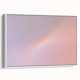 Pastel Gradient Wall Art with Subtle Rainbow Effect and Grainy Texture