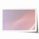 Pastel Gradient Wall Art with Subtle Rainbow Effect and Grainy Texture