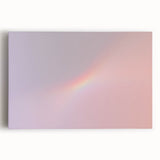 Pastel Gradient Wall Art with Subtle Rainbow Effect and Grainy Texture